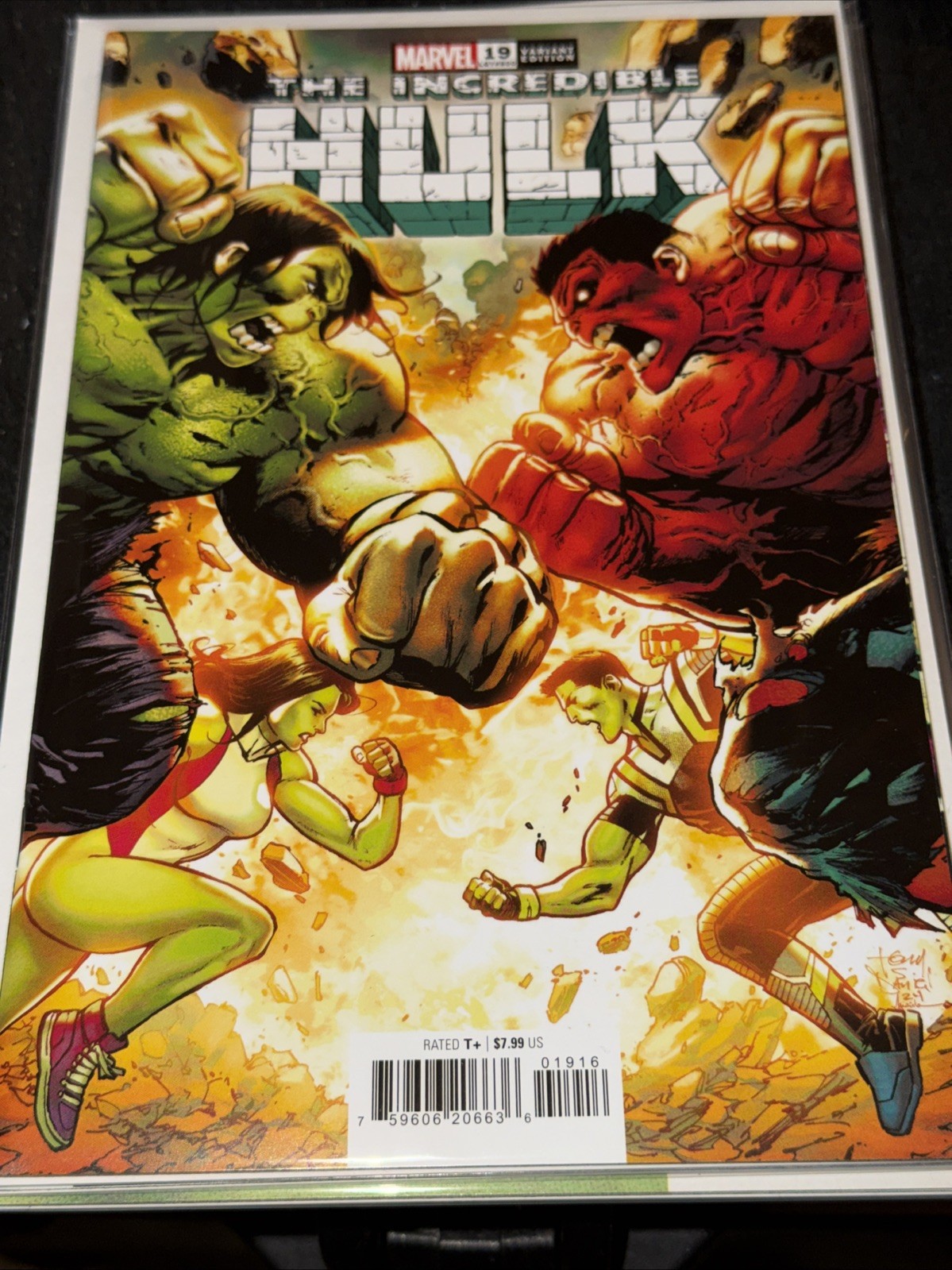 Incredible Hulk #19 1:25 Tony Daniel Variant Marvel 2024 Red Hulk