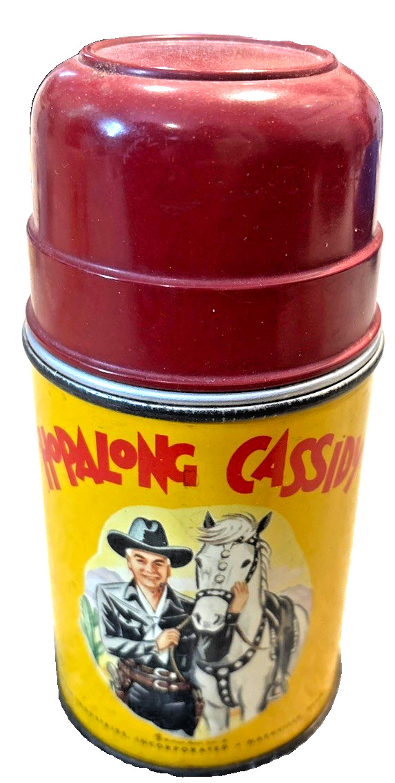 1950\'s Aladdin Hopalong Cassidy thermos Good Condition 1950\'s Aladdin Hopalong Cassidy thermos Good Condition