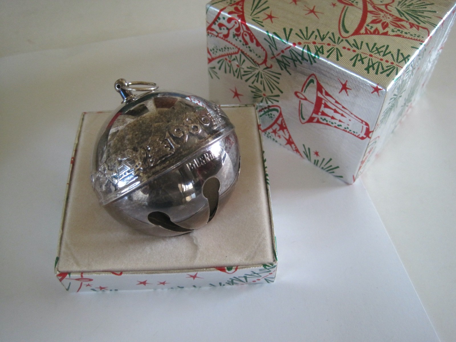 Wallace Silversmith Bell 1986 Silver Plate Engraved With Bill & Ruth