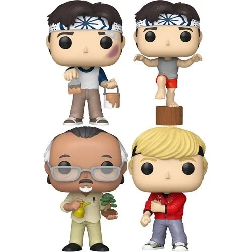 Funko POP The Karate Kid 2026 Set of 4 Figures + Protectors