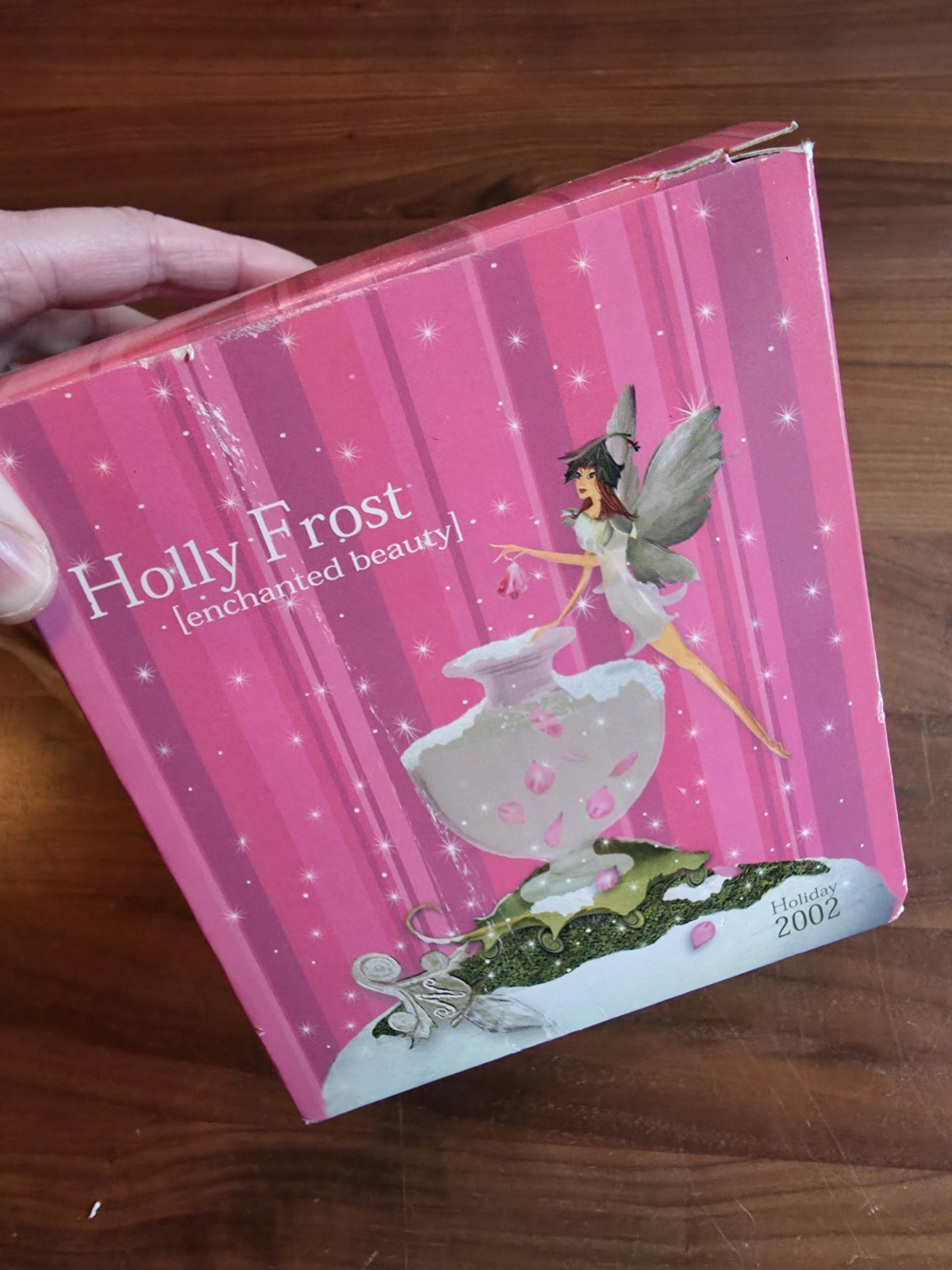 Vintage Nordstrom Exclusive Holiday 2002 Holly Frost Enchanted Beauty Snow Globe