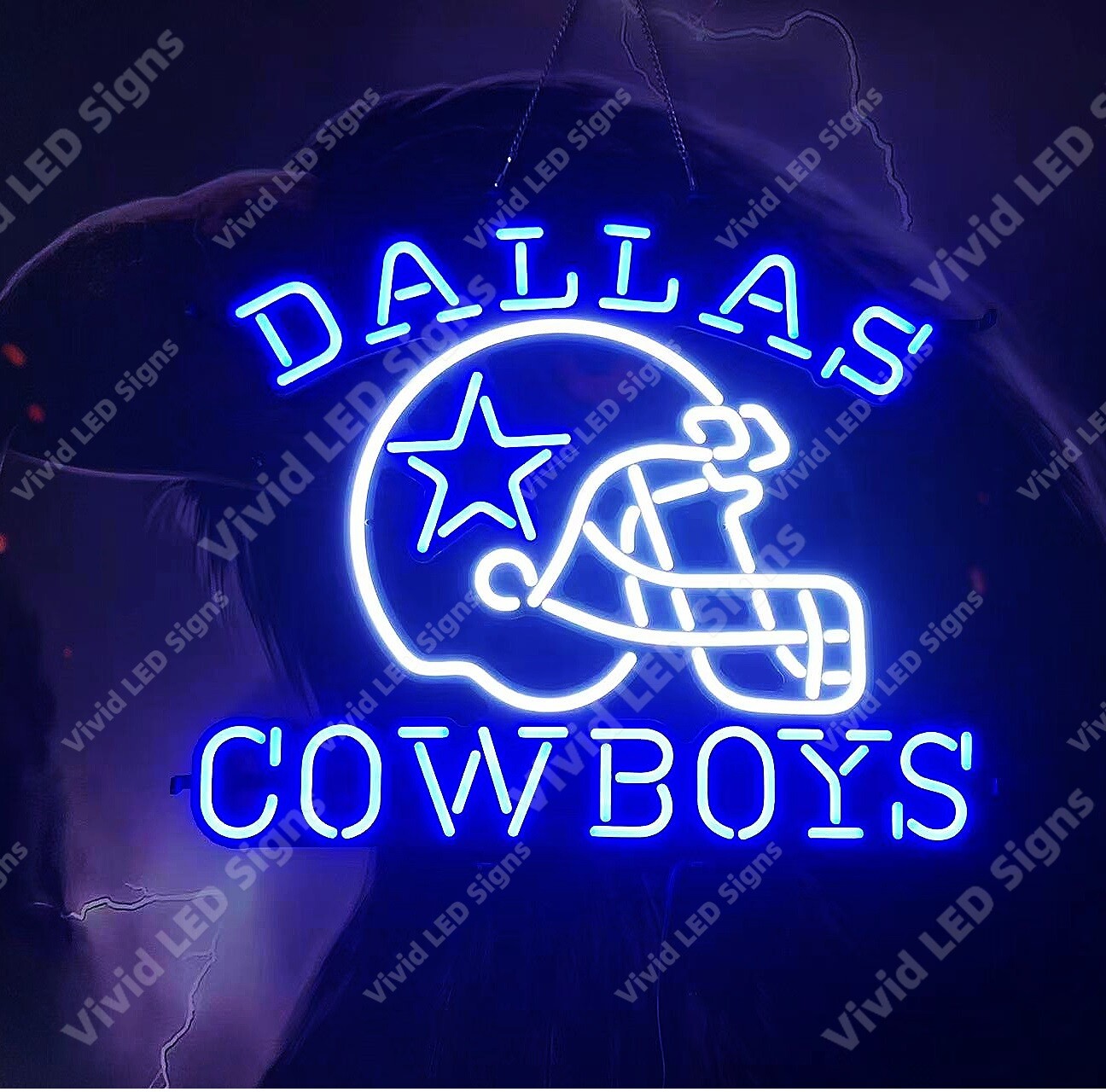 Dallas Cowboys Helmet Texas 24\