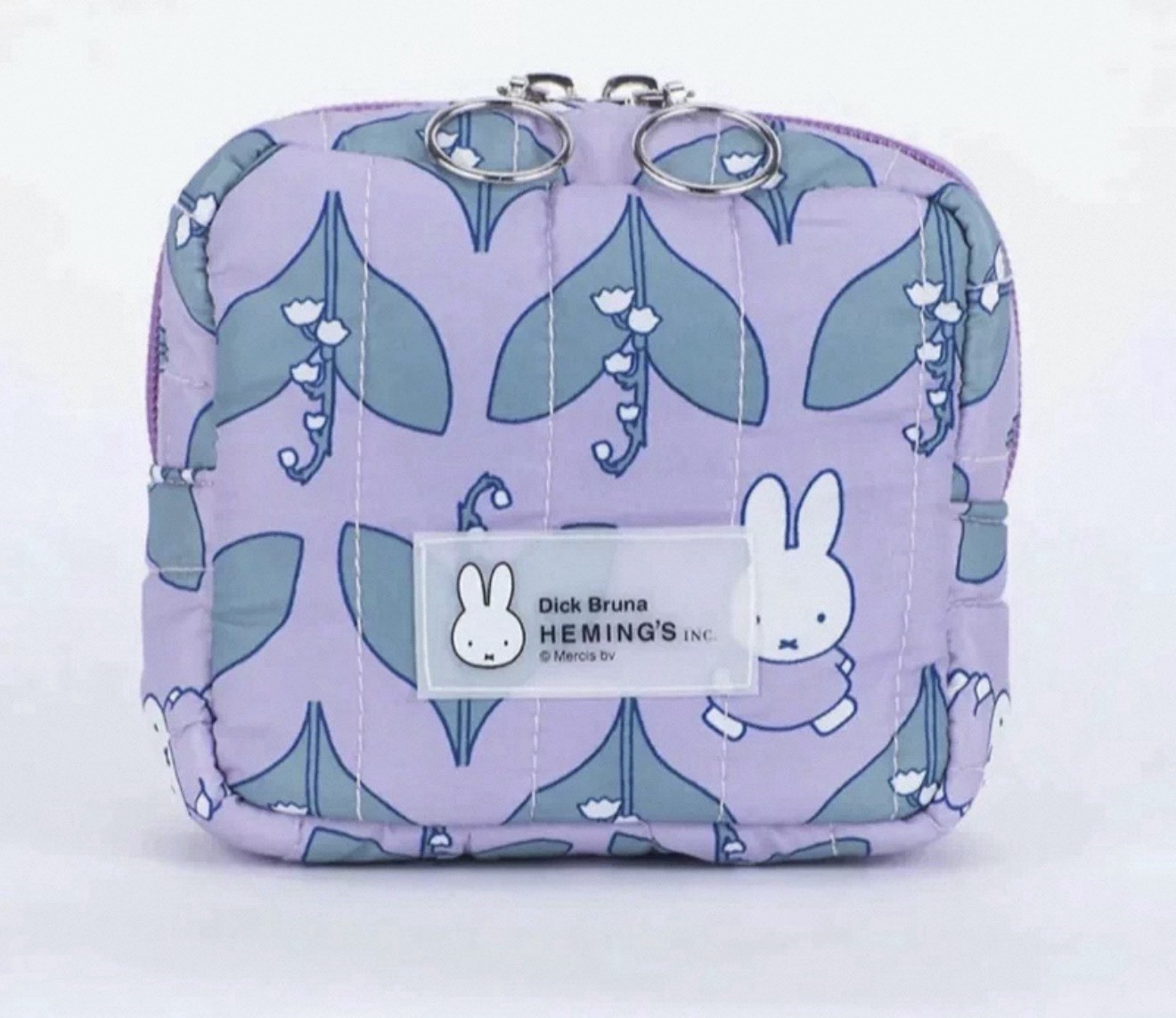Miffy Dick Bruna Pouch Bell Blossoms Design NEW. Combine & Save Shipping $$