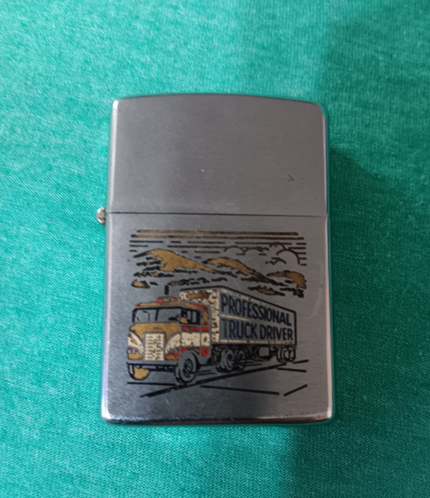 Vintage 1979 ZIPPO PROFESSIONAL TRUCK DRIVER DODSON Kenworth  