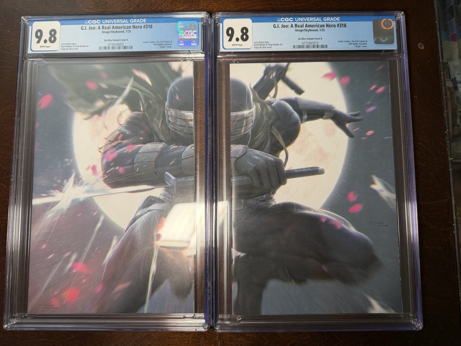 FREE SHIPPING CGC 9.8 G.I. Joe: A Real American Hero 318 Variant Cover A &B 2in1