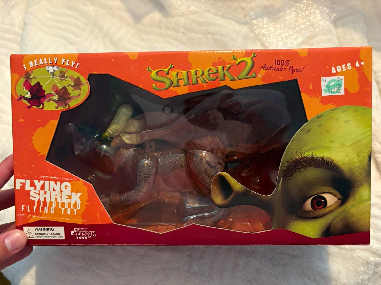 Shrek 2 Flying Shrek Toy NEW