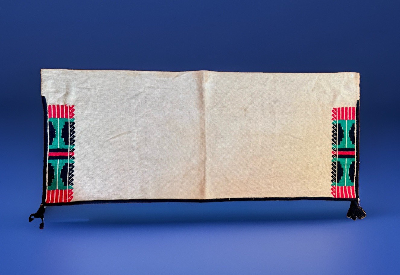 Vintage Hopi Dance Kilt Beautifully Embroidered Native American Textile 47 x 19