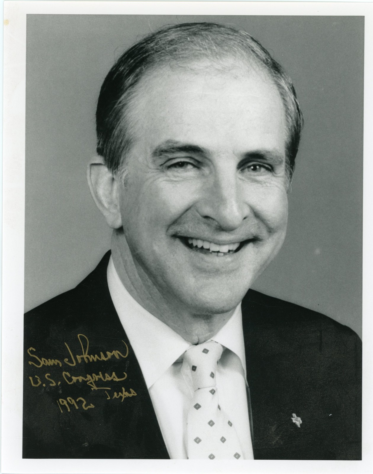 Sam Johnson – Signed Photograph (Former United States Representative)