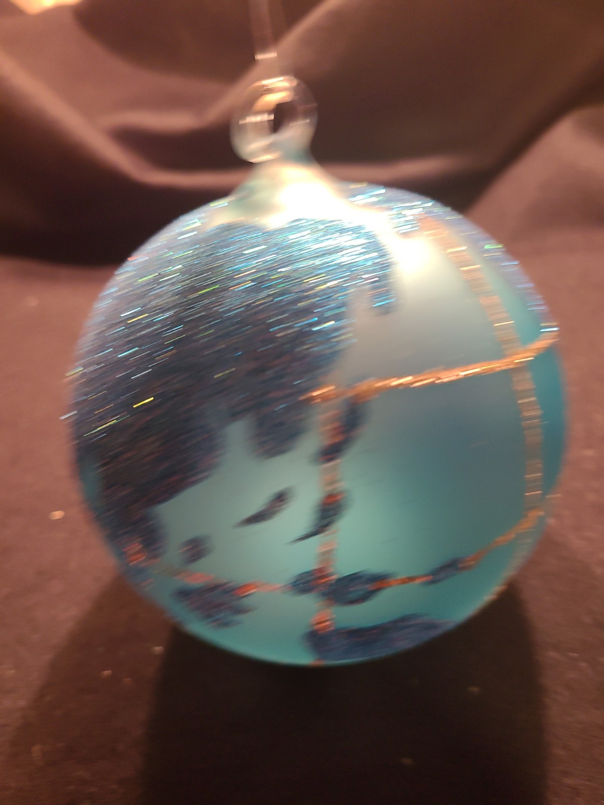 Christina\'s World World Globe Ornament Made Czech Republic Glass Ornament 