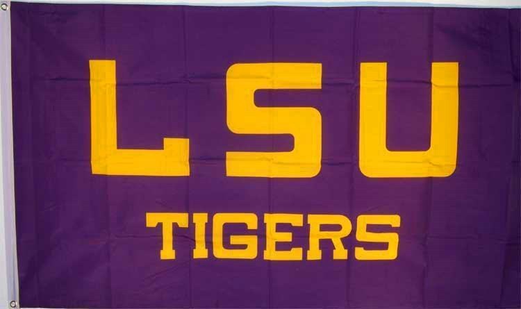 NEW 3ftx5 PURPLE LSU TIGERS NCAA FLAG