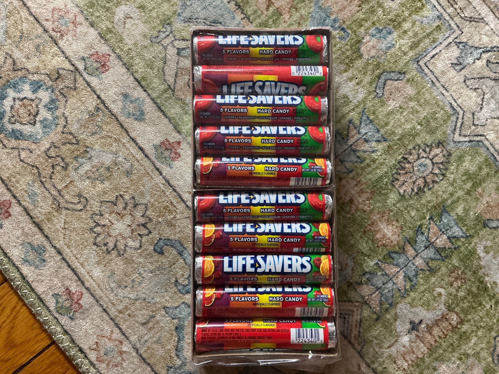 SET OF 20 Roll Of 5 FLAVORS Lifesavers Hard Candy 2010s vintage SET OF 20 Roll Of 5 FLAVORS Lifesavers Hard Candy 2010s vintage