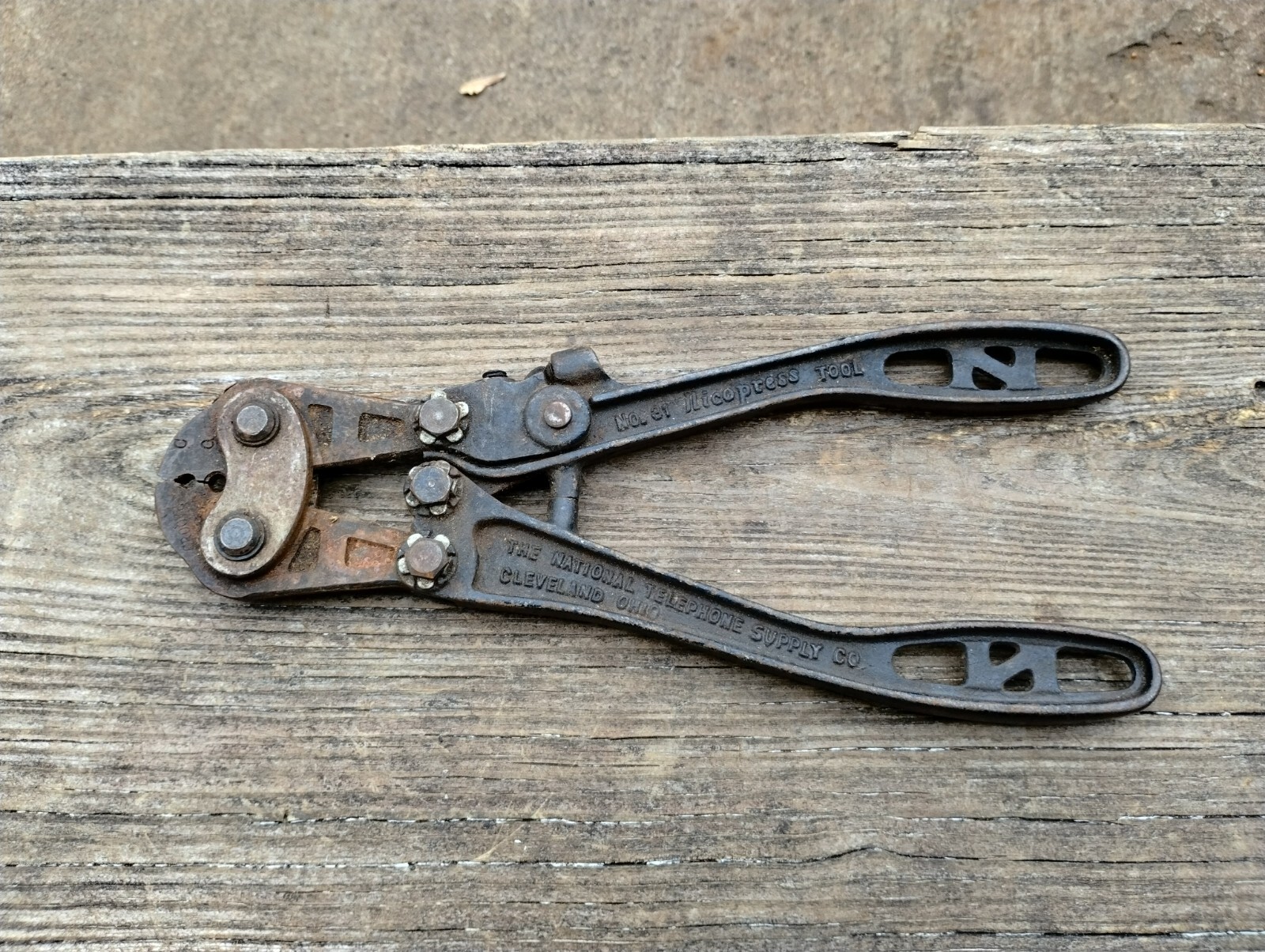 Vintage No. 31 Nicopress Tool National Telephone Supply Co. USA Vintage No. 31 Nicopress Tool National Telephone Supply Co. USA