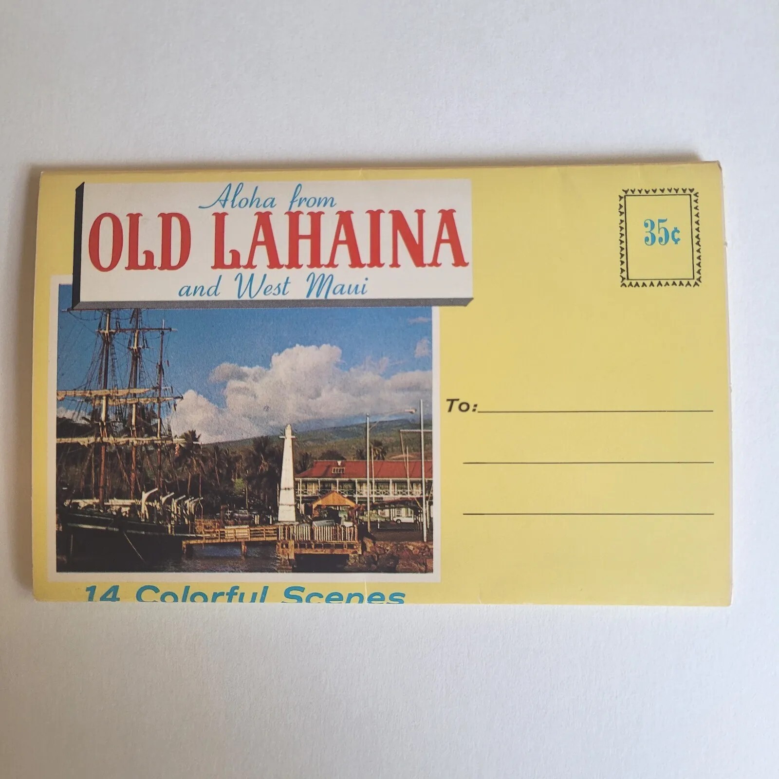 Old Lahaina Hawaii Folder Maui 14 Colorful Scenes Published 1951 Honolulu Old Lahaina Hawaii Folder Maui 14 Colorful Scenes Published 1951 Honolulu