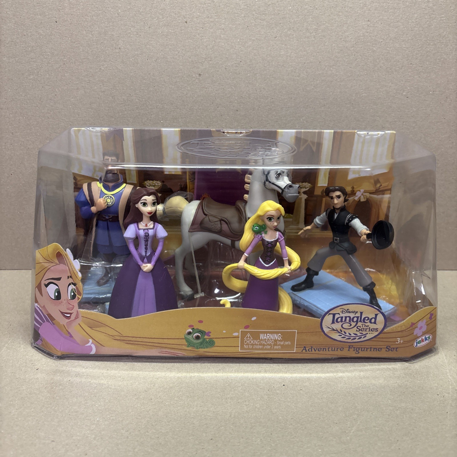 NEW. Disney Tangled The Series Figurine Set: Repunzel, Eugene, Maximus, Pascal