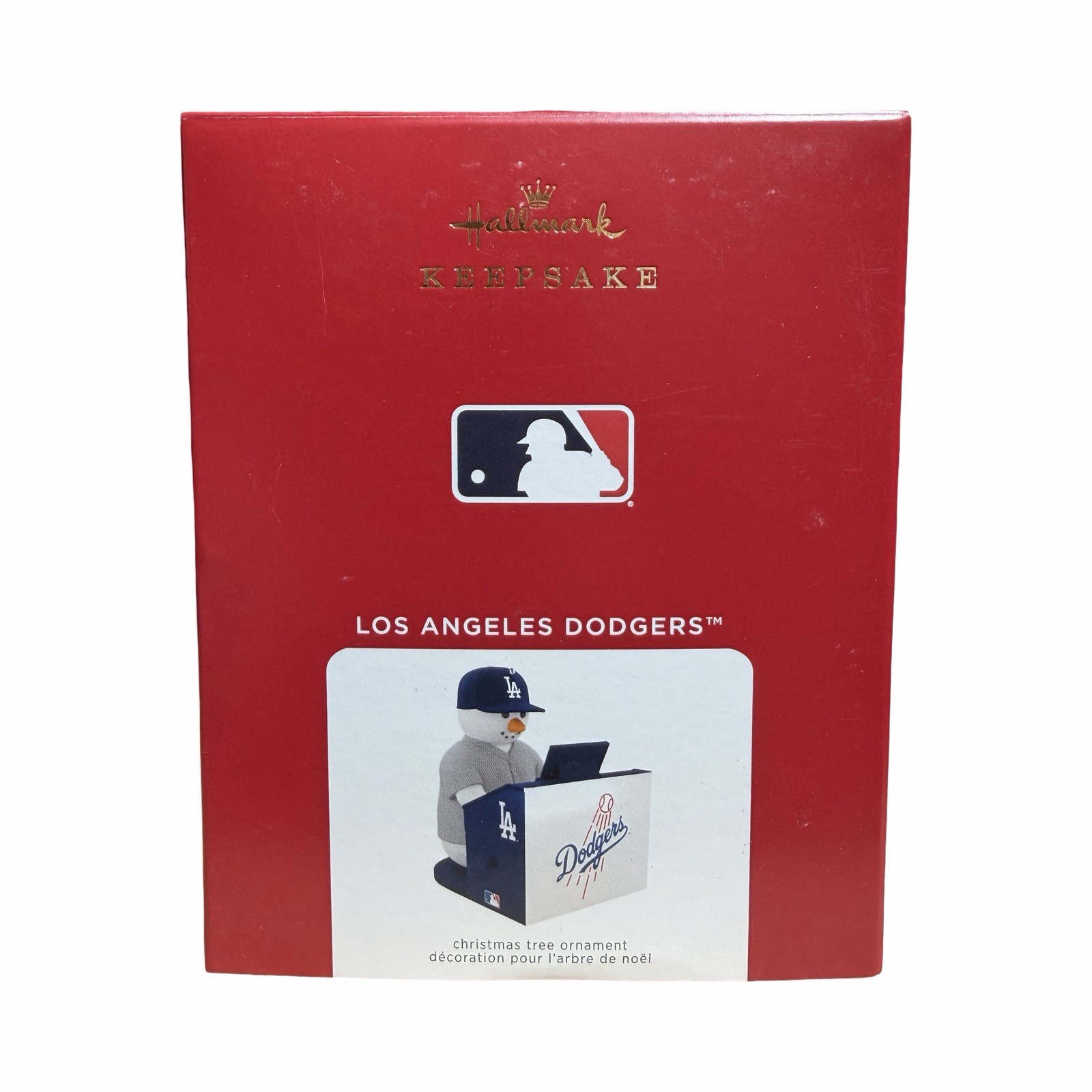2021 Hallmark Los Angeles Dodgers Ornament - MLB - Baseball Snowman - Los Doyers