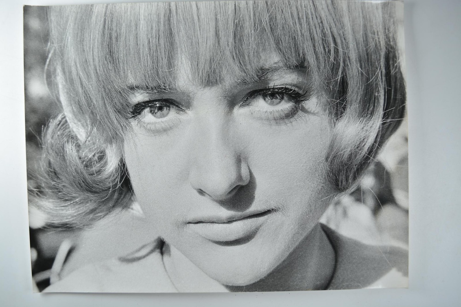 Portrait Fringe Bob Haircut Gert Kreutschmann Munich c1960s VTG Photo