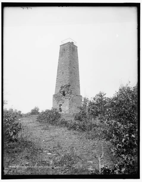 Sullivan's Monument near Lowmanville ie Lowman NY circa 1900 Old Photo Sullivan's Monument near Lowmanville ie Lowman NY circa 1900 Old Photo