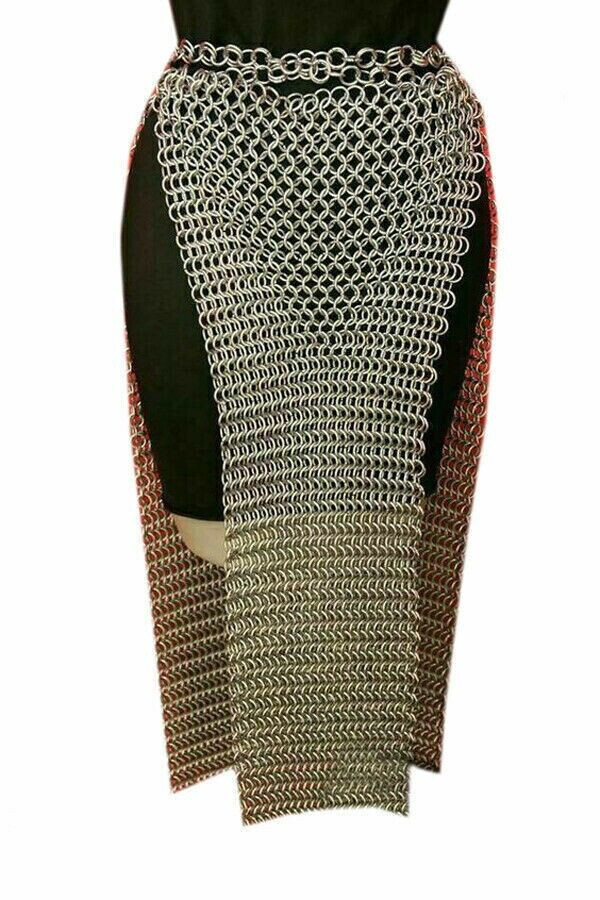 Aluminum Butted Chainmail skirt ( skirt length 25 inch )10MM