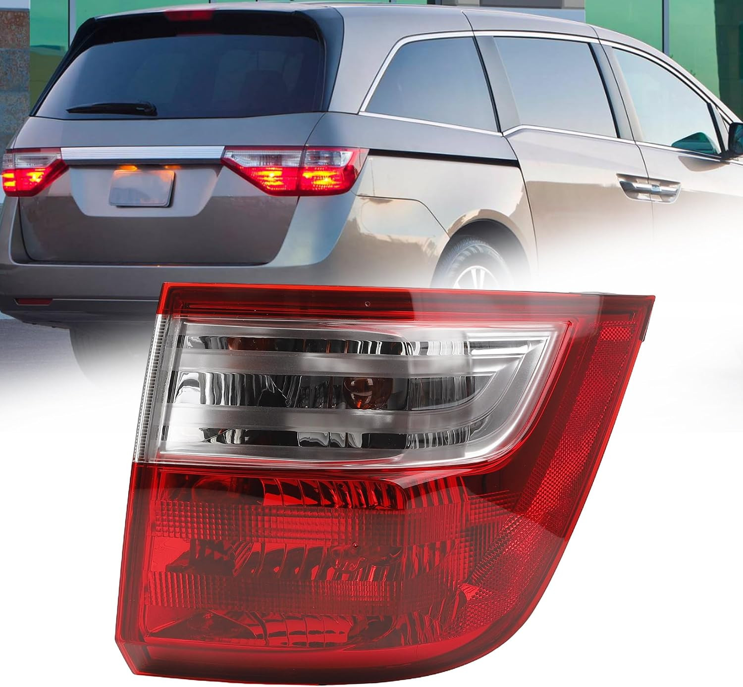 Tail Light Assembly Compatible with 2011 2012 2013 Honda Odyssey