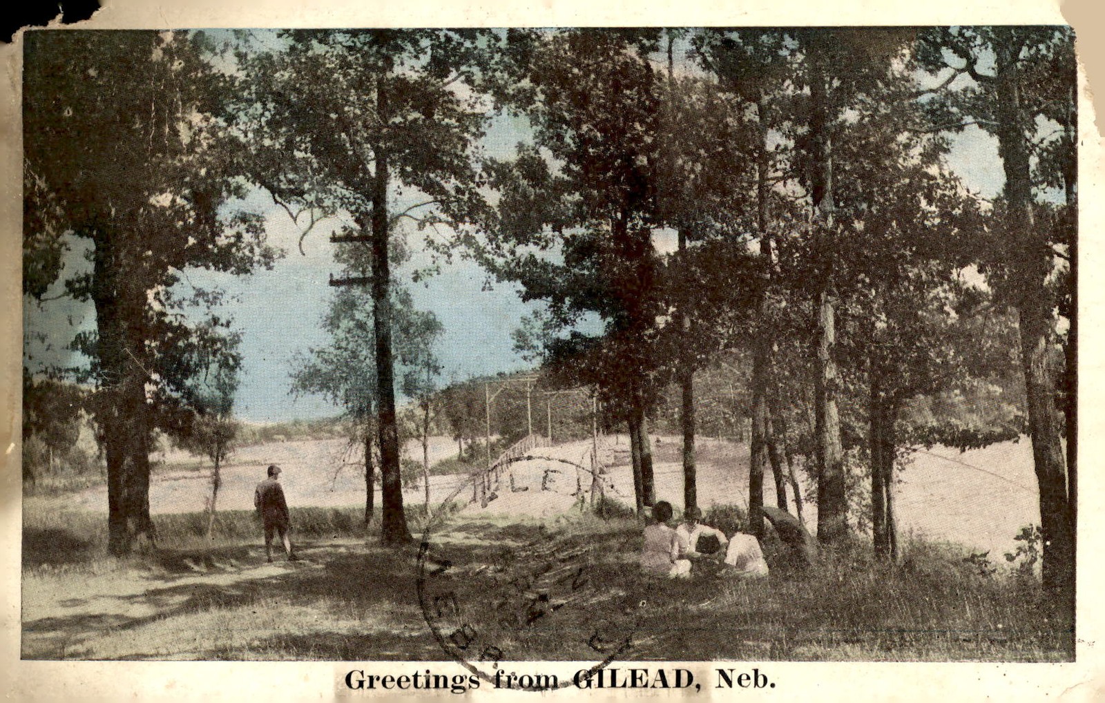 GILEAD, Neb, U. S. A., NEBR, Mrs. Ballicott Postcard