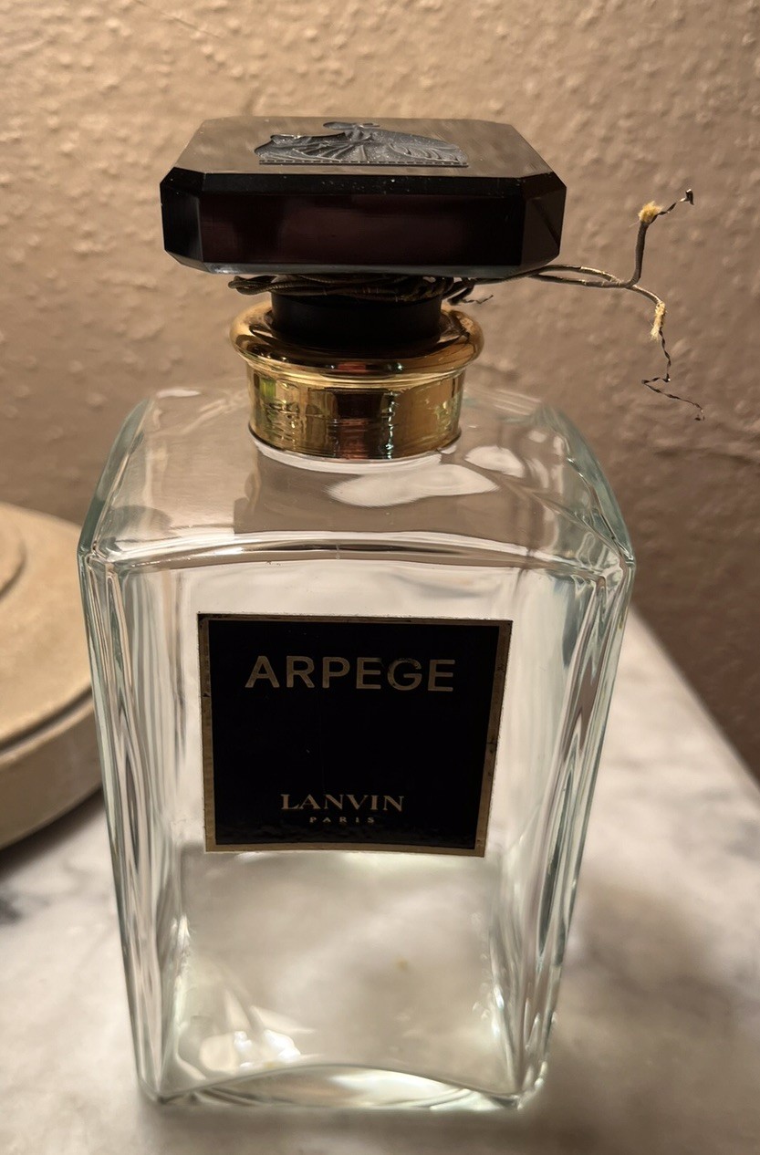 Empty Vintage Lanvin  Store Display Perfume Factice 6.5”