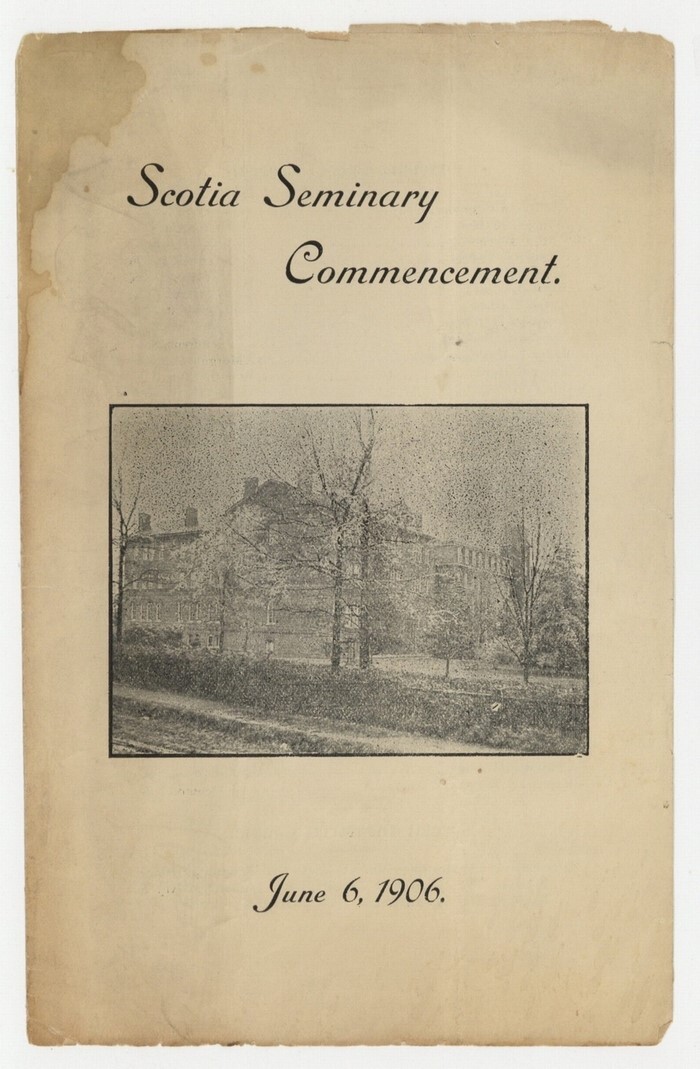 Scotia Seminary 1906 Commencement Program Black Women's College Suffragist 