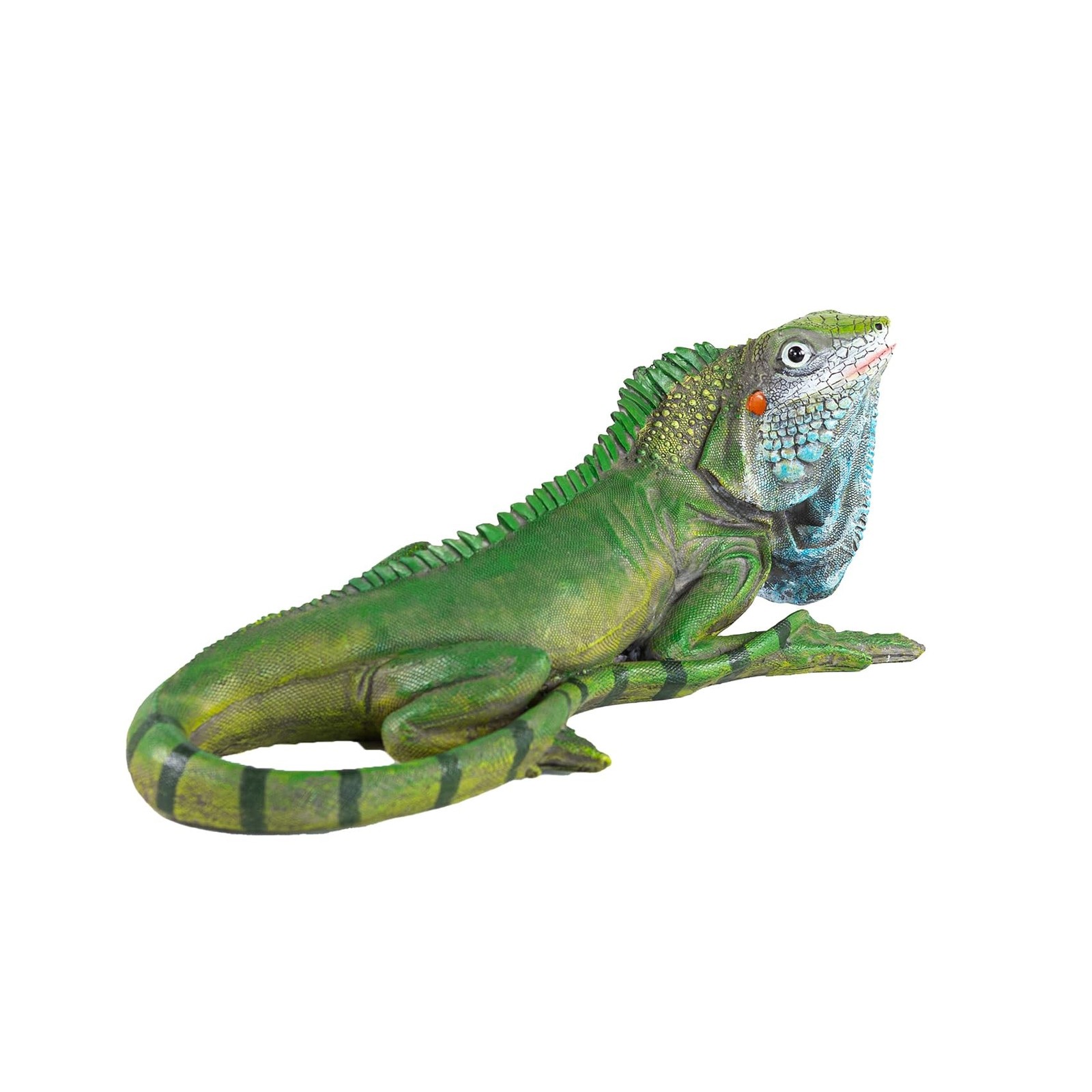 Outdoor Resin Iguana Statue, 13.39 x 7.09 x 5.91 inches, Green Decorative Gar... Outdoor Resin Iguana Statue, 13.39 x 7.09 x 5.91 inches, Green Decorative Gar...