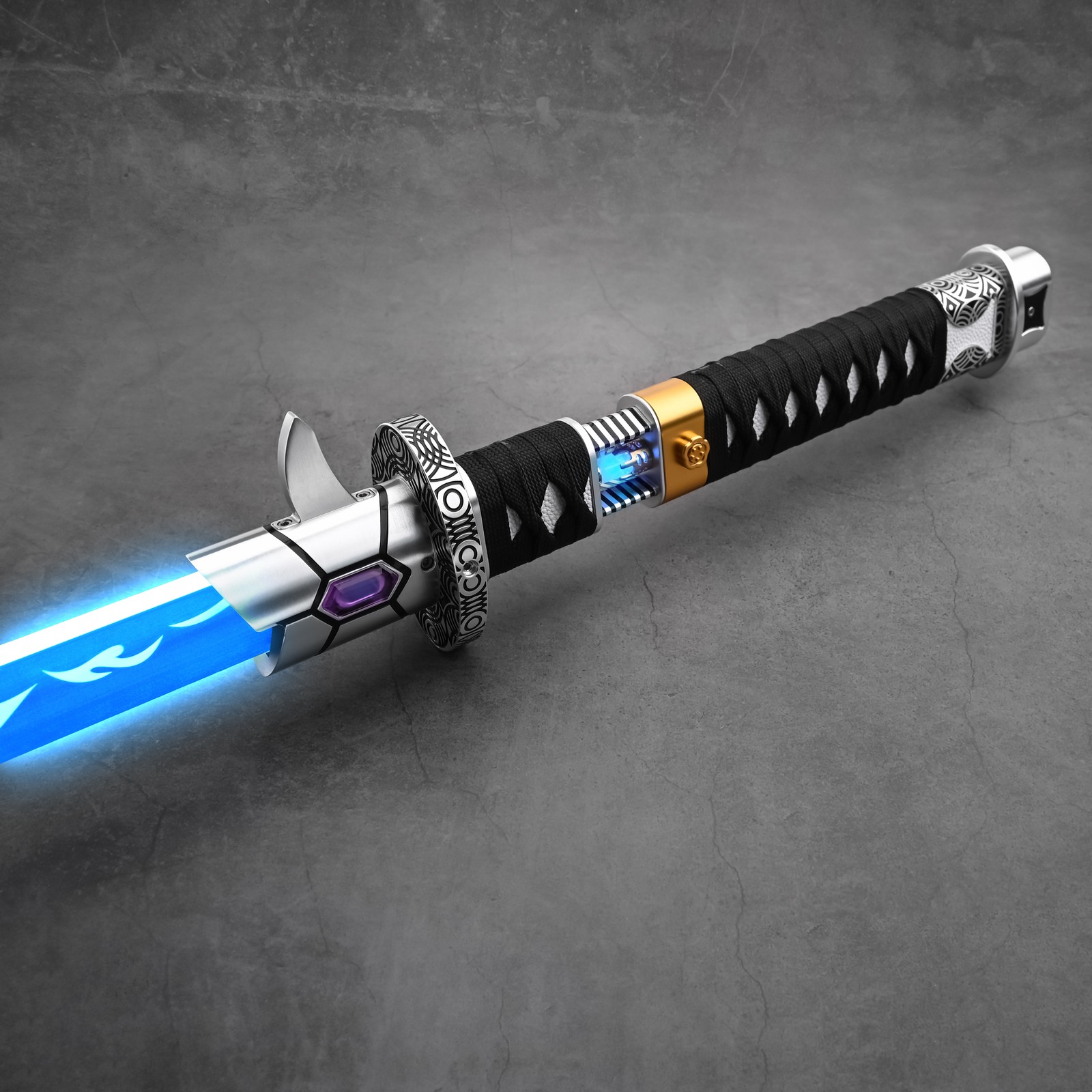Star Wars Dark Katana SNV4 PRO Pixel Lightsaber Replica Force FX Dueling Metal