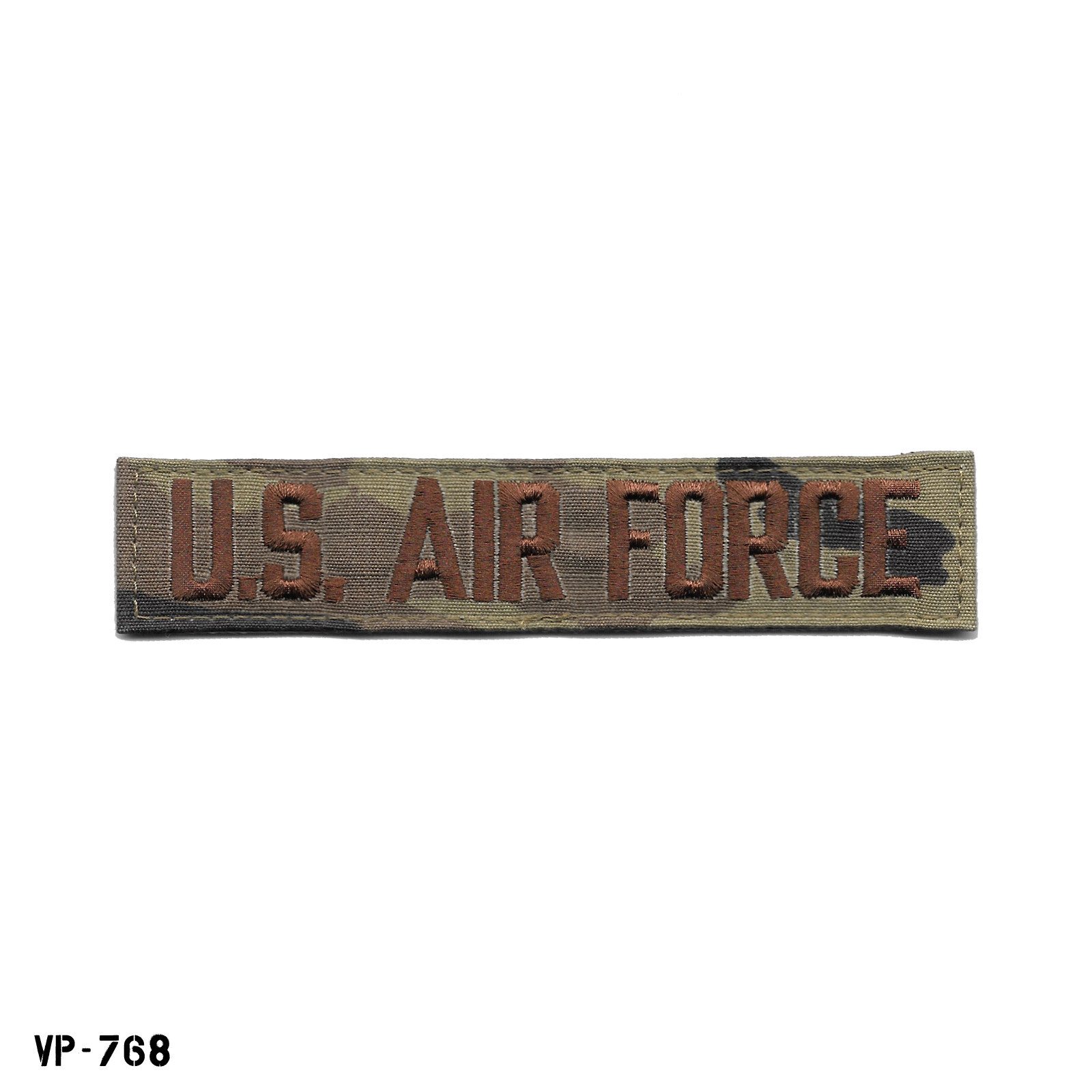 USAF OCP Multicam U.S. AIR FORCE Tape ~ Hook Back Uniform Patch ~ Vanguard ~ NEW