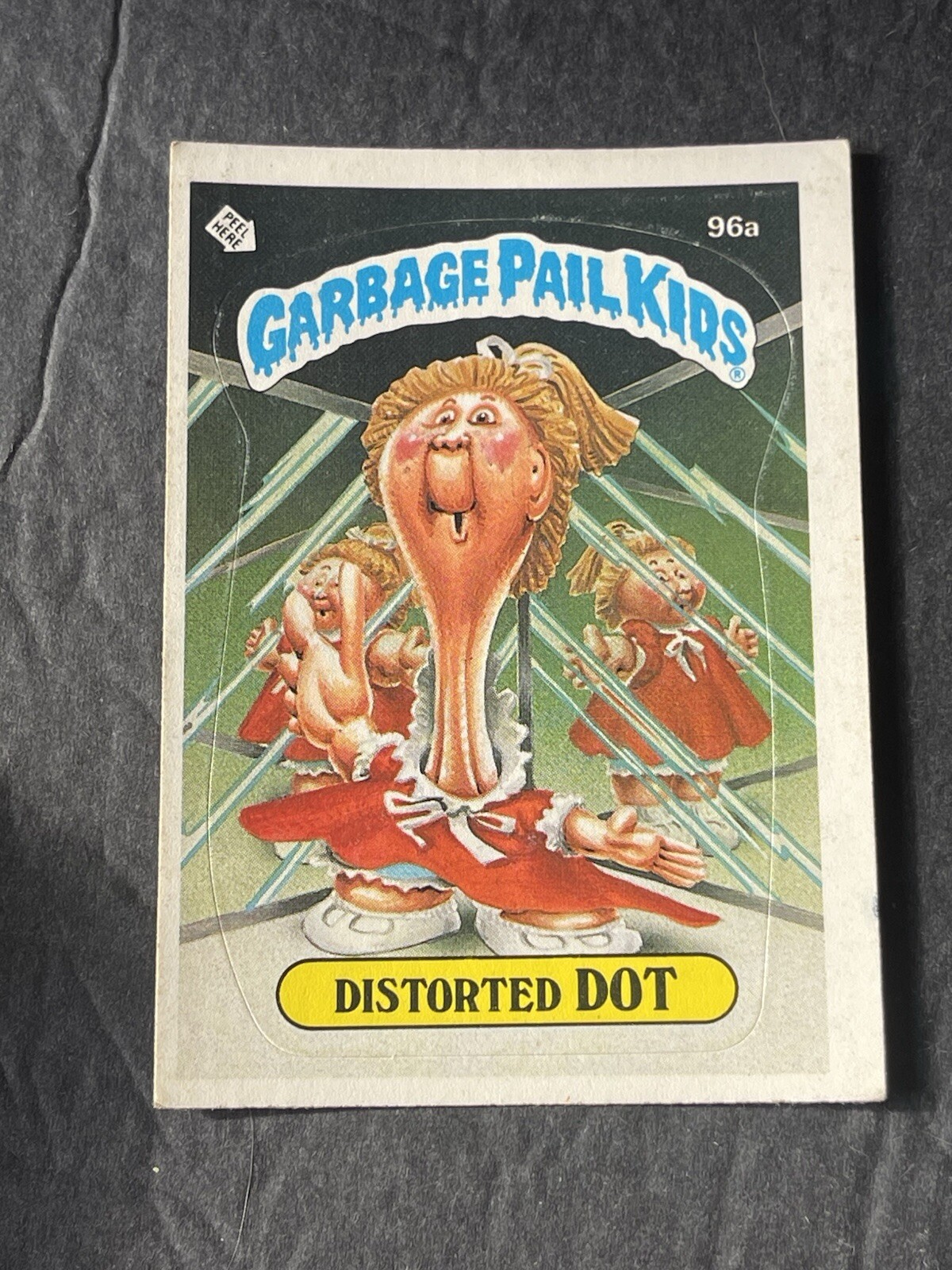 DISTORTED DOT 1986 Topps Garbage Pail Kids Stickers #96a  1L