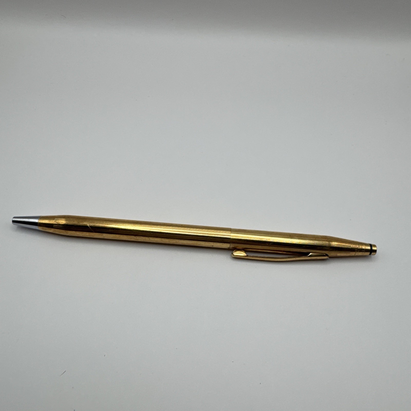 Vtg 1/20 18k Gf Cross Century Classic Ballpoint Pen - USA