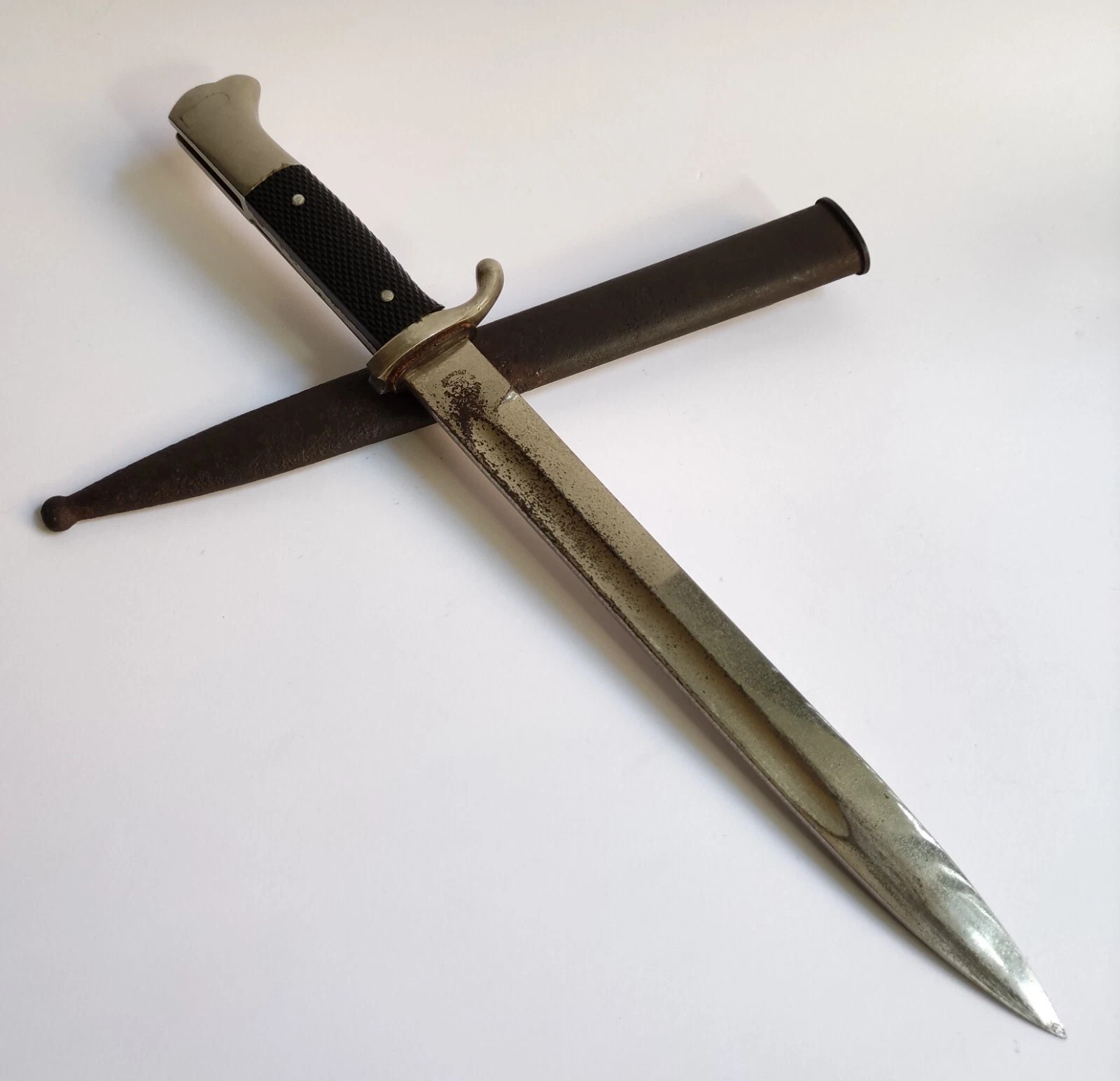 WWII GERMAN MILITARY KNIFE -THE BUTCHER- K98 - ROBERT KLAAS SOLINGEN WWII GERMAN MILITARY KNIFE -THE BUTCHER- K98 - ROBERT KLAAS SOLINGEN