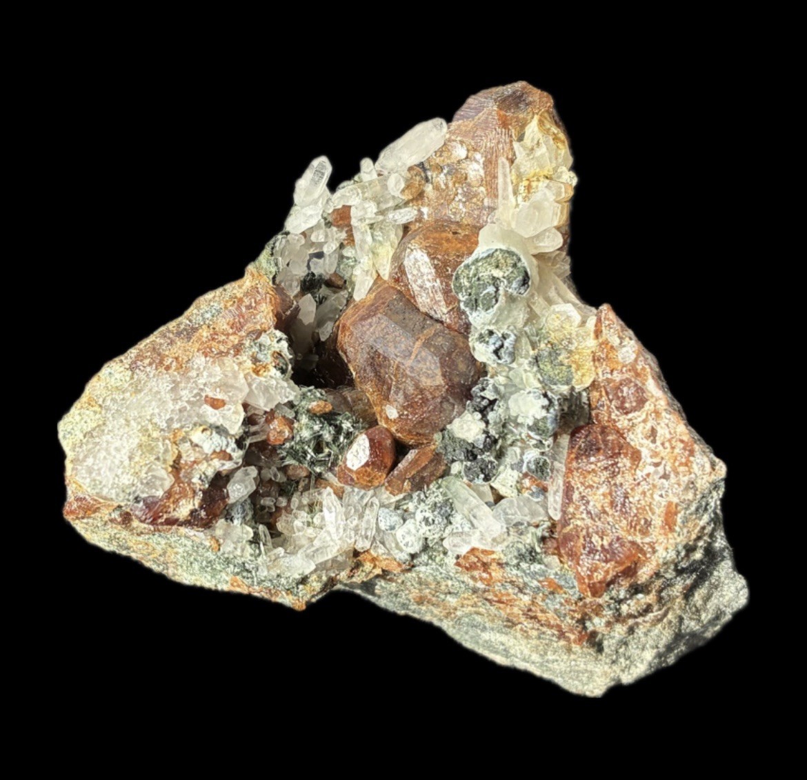Grossular Garnet Specimen From Denny Creek, King County, Washington. Grossular Garnet Specimen From Denny Creek, King County, Washington.