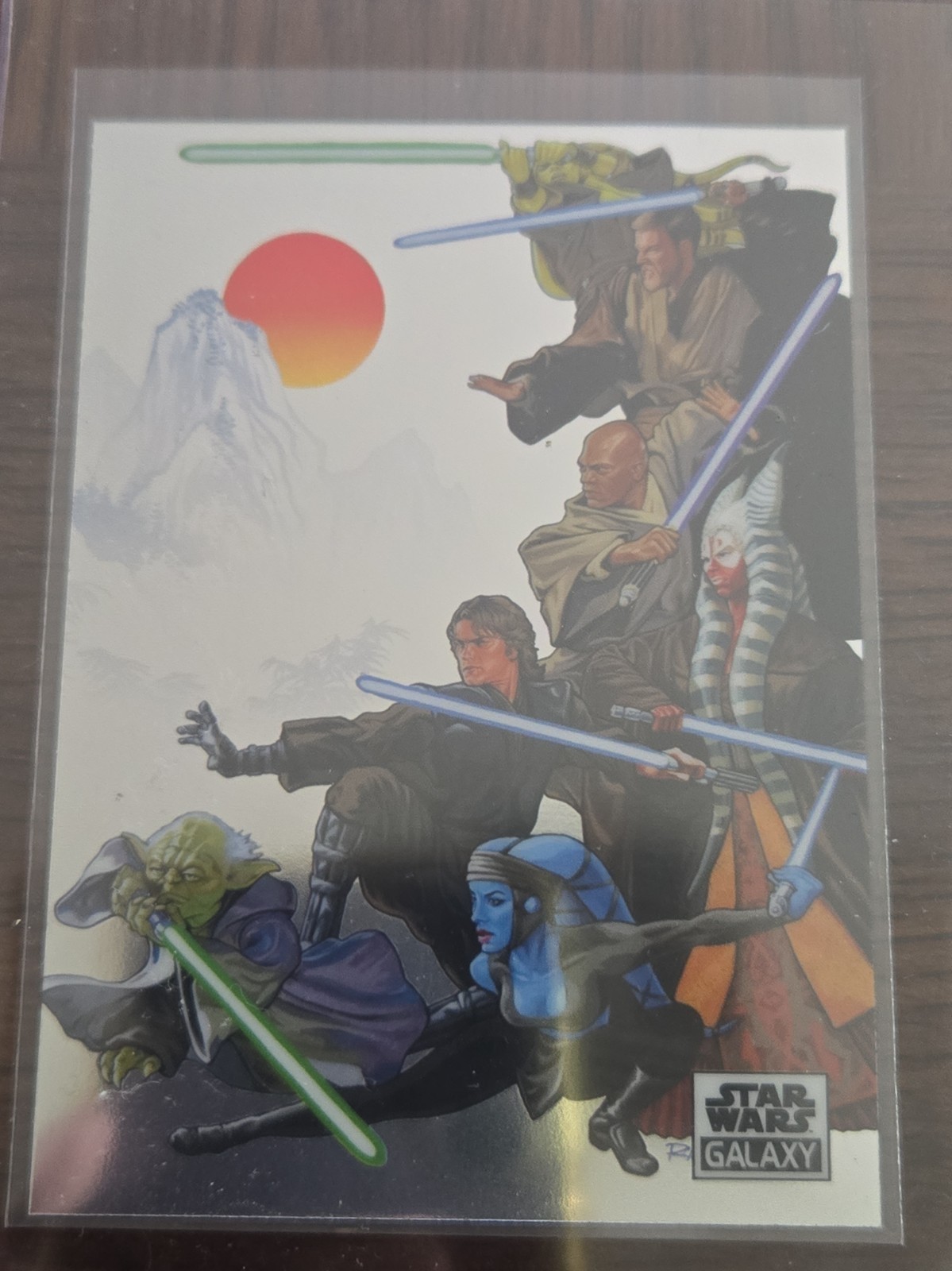 Topps Chrome Star Wars Galaxy Jedi A La Kurosawa #88