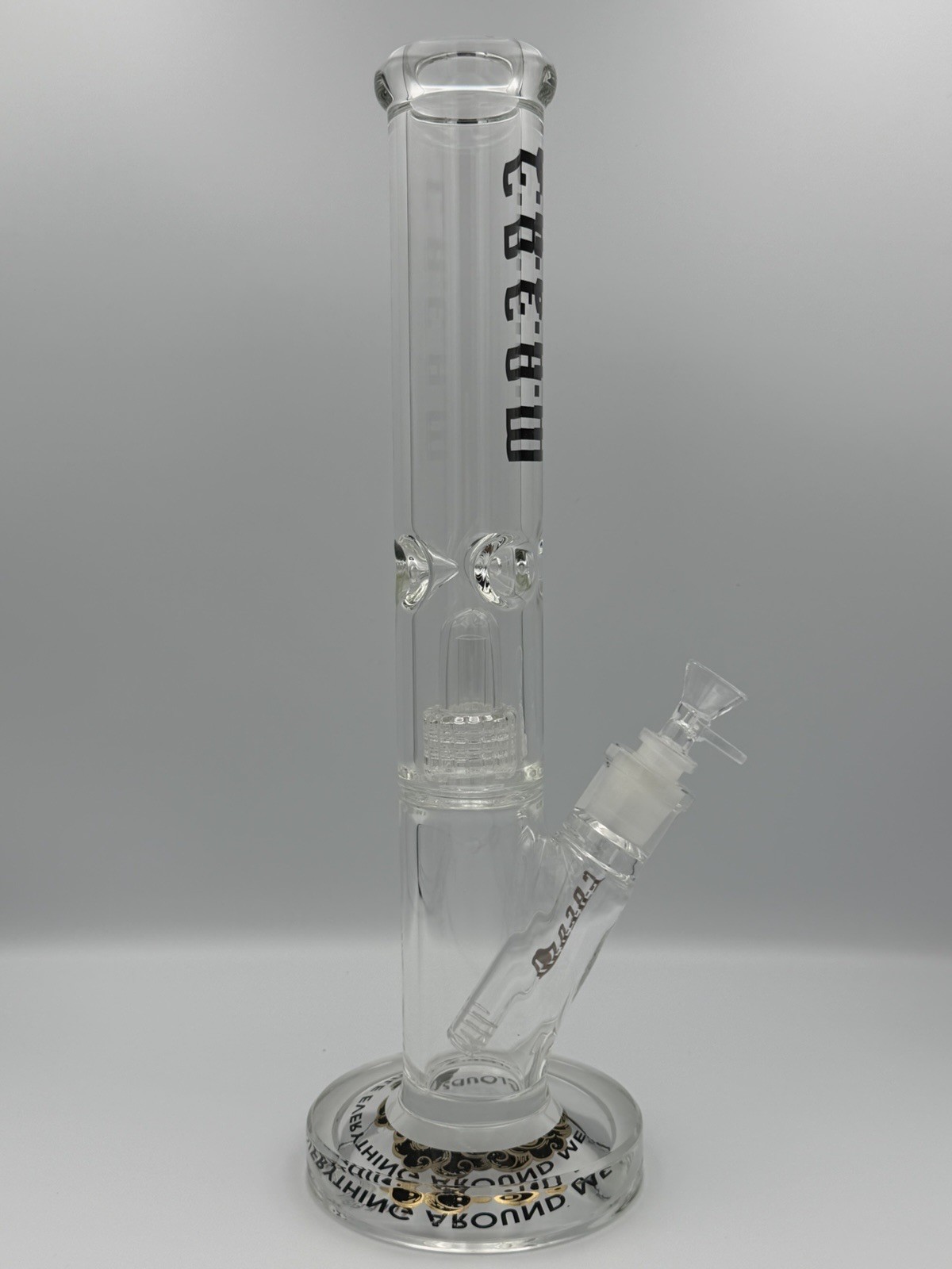 C.R.E.A.M 15” Straight Glass Bong Borosilicate 7mm Tube 14mm Female w/ Box C.R.E.A.M 15” Straight Glass Bong Borosilicate 7mm Tube 14mm Female w/ Box