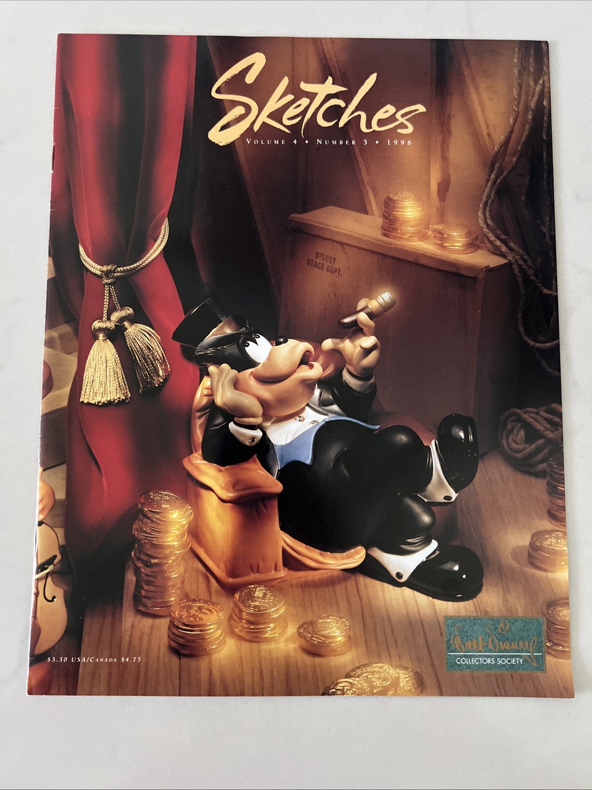 WDCC Disney Sketches Magazine 1996 Vol. 4 No. 3  – Collector Issue