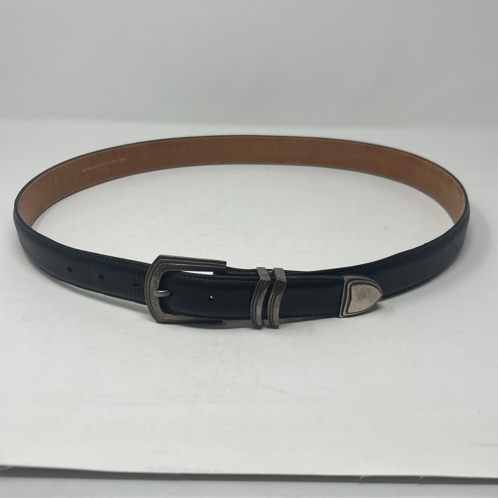 JR LTD James Reid Sterling P.M.W. 925 Sterling Silver S Fe. Ranger Belt Size 41