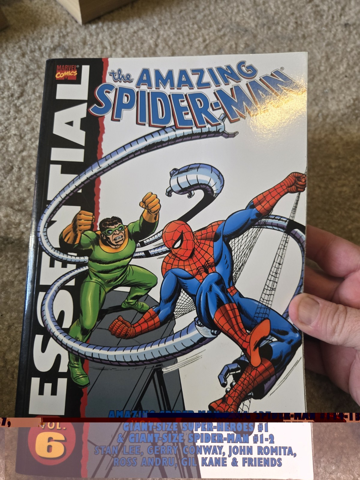 Marvel Essential The Amazing Spider-Man Volume 6 Graphic Novel