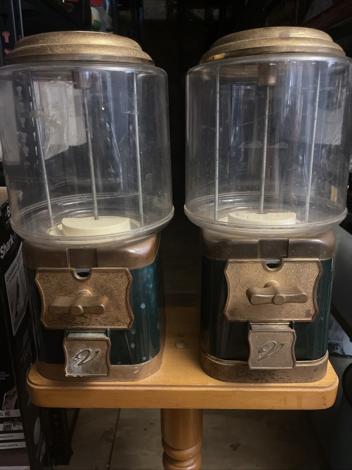 Quarter - Double Gumball Machine w/Stand