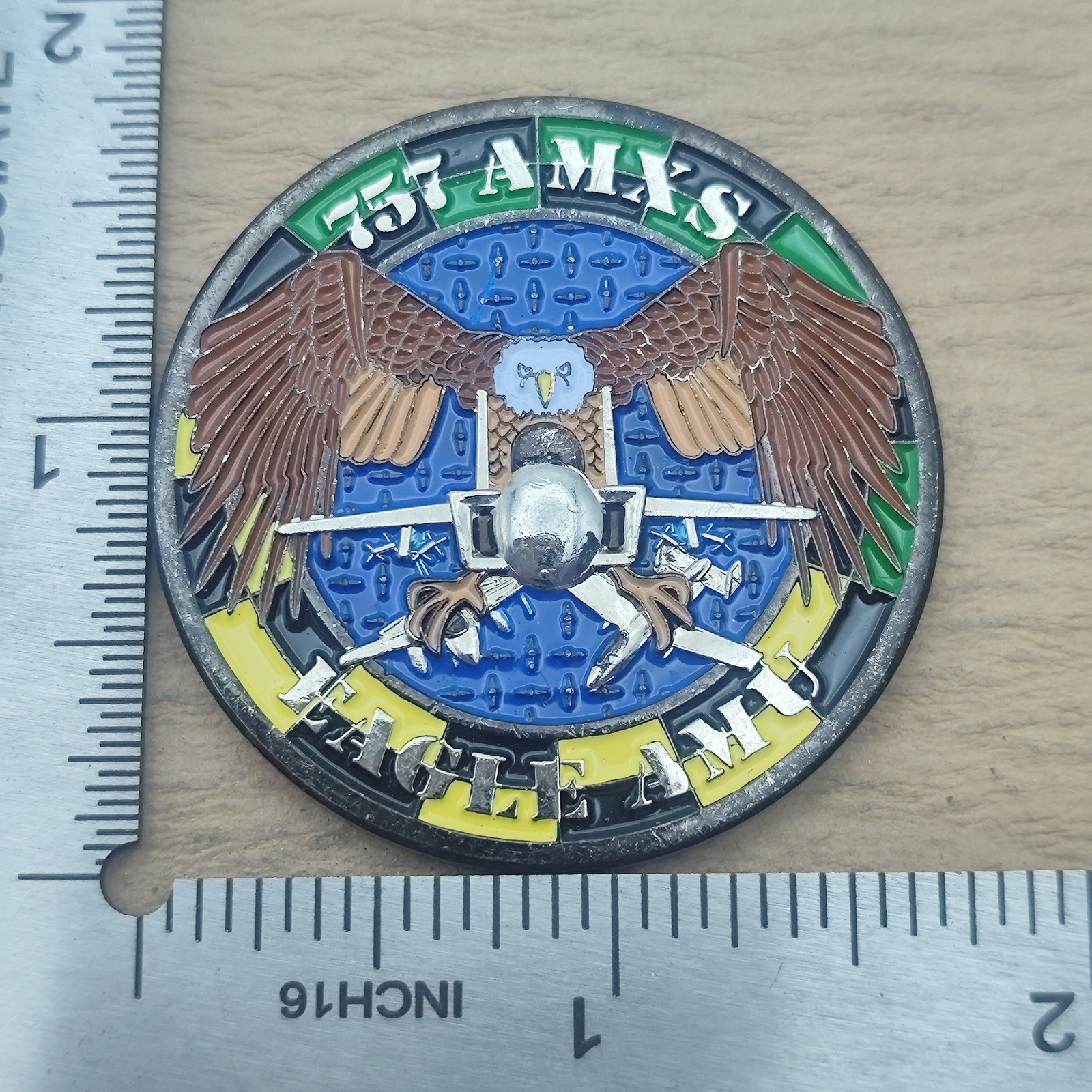 757 AMXS EAGLE AMU LAS VEGAS Challenge Coin