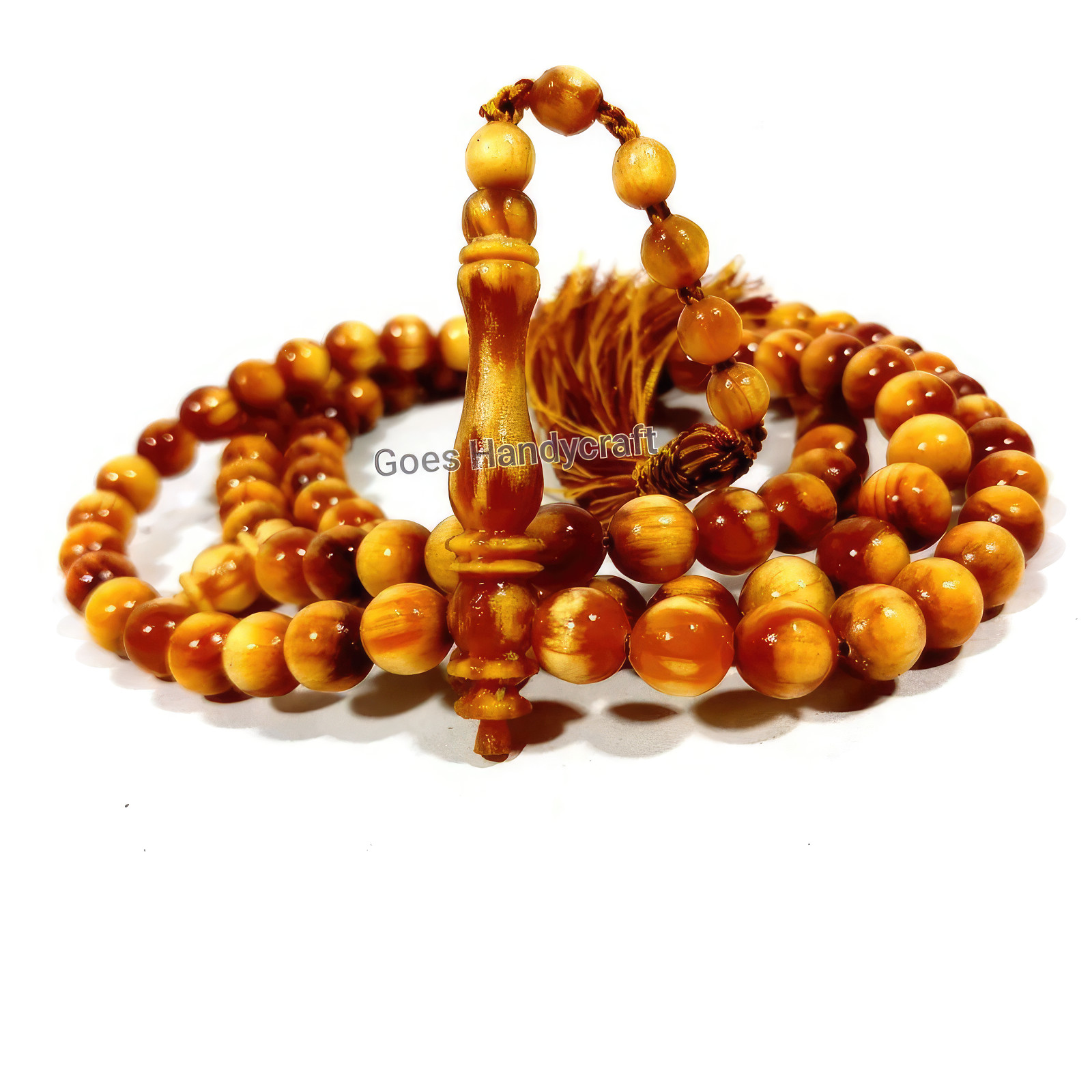 Indonesian Damar Pine Wood Tasbih 99 Beads Islamic Prayer Beads Natural 12mm Indonesian Damar Pine Wood Tasbih 99 Beads Islamic Prayer Beads Natural 12mm