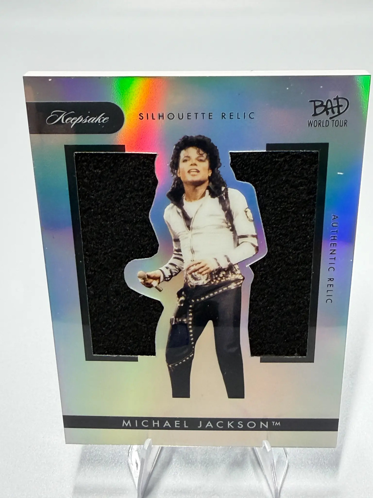 2025 Michael Jackson Bad Tour #267 Silhouette Relic Authentic Relic