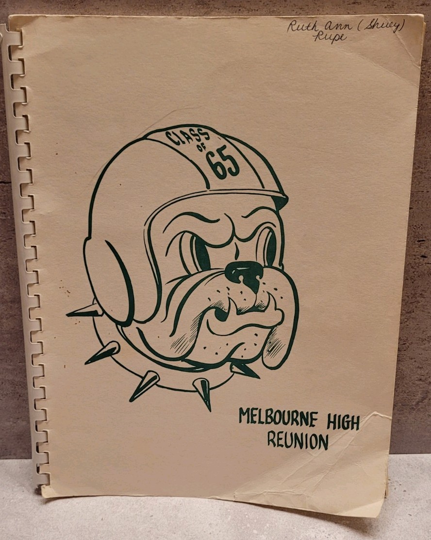 Melbourne High School Class of 1965 Reunion Book Yearbook 1985 Florida Bulldogs