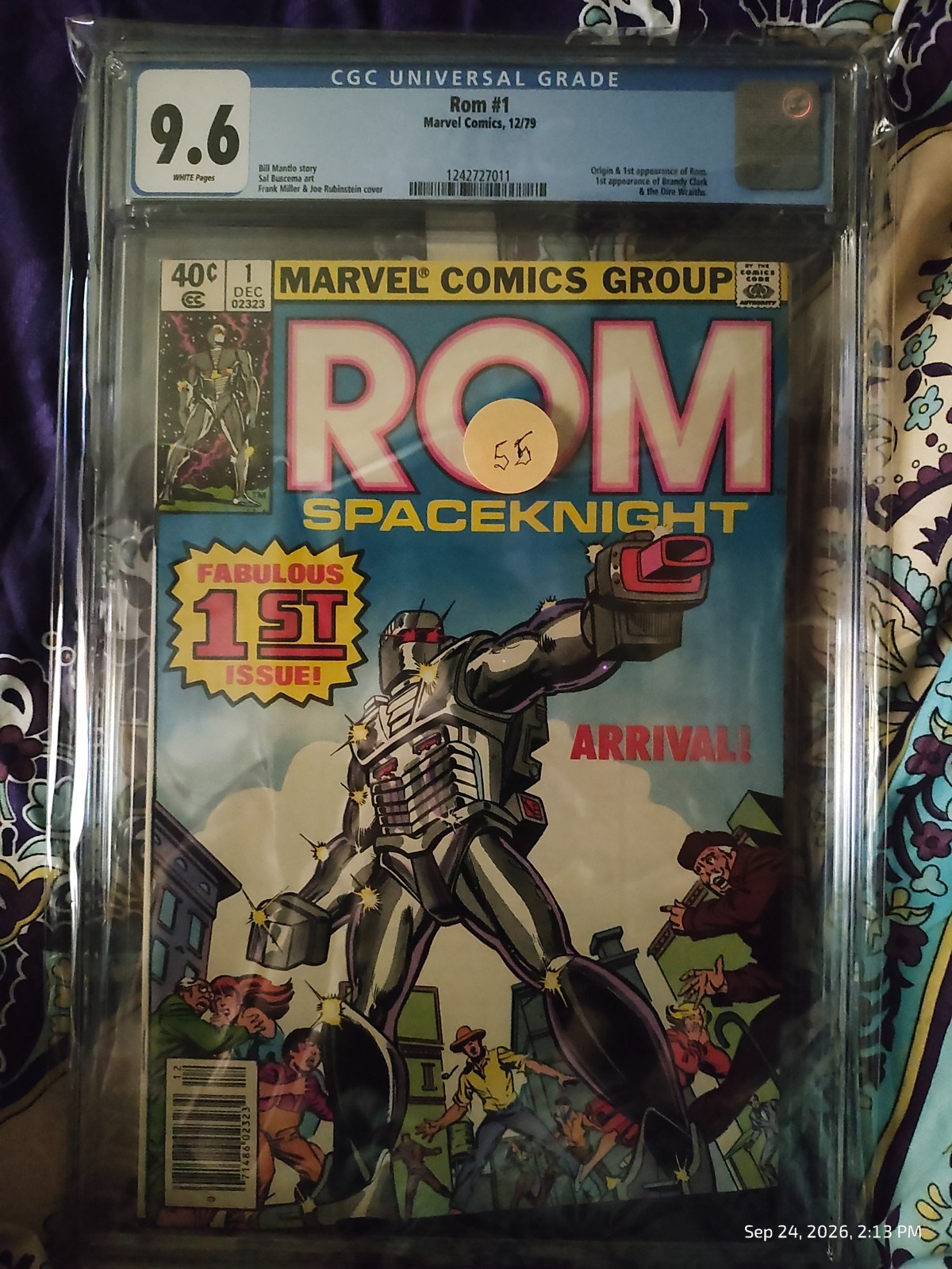 ROM #1 Marvel Comics 1979 CGC 9.6 NM+ White Pages 1st App Origin Frank Miller