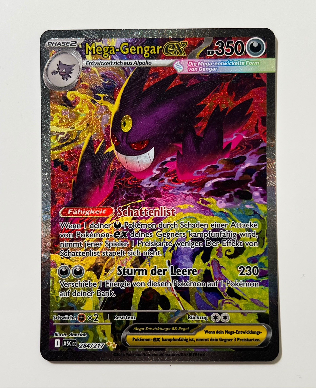Mega-Gengar Ex 284/217 Sublime Heroes Holo (German)