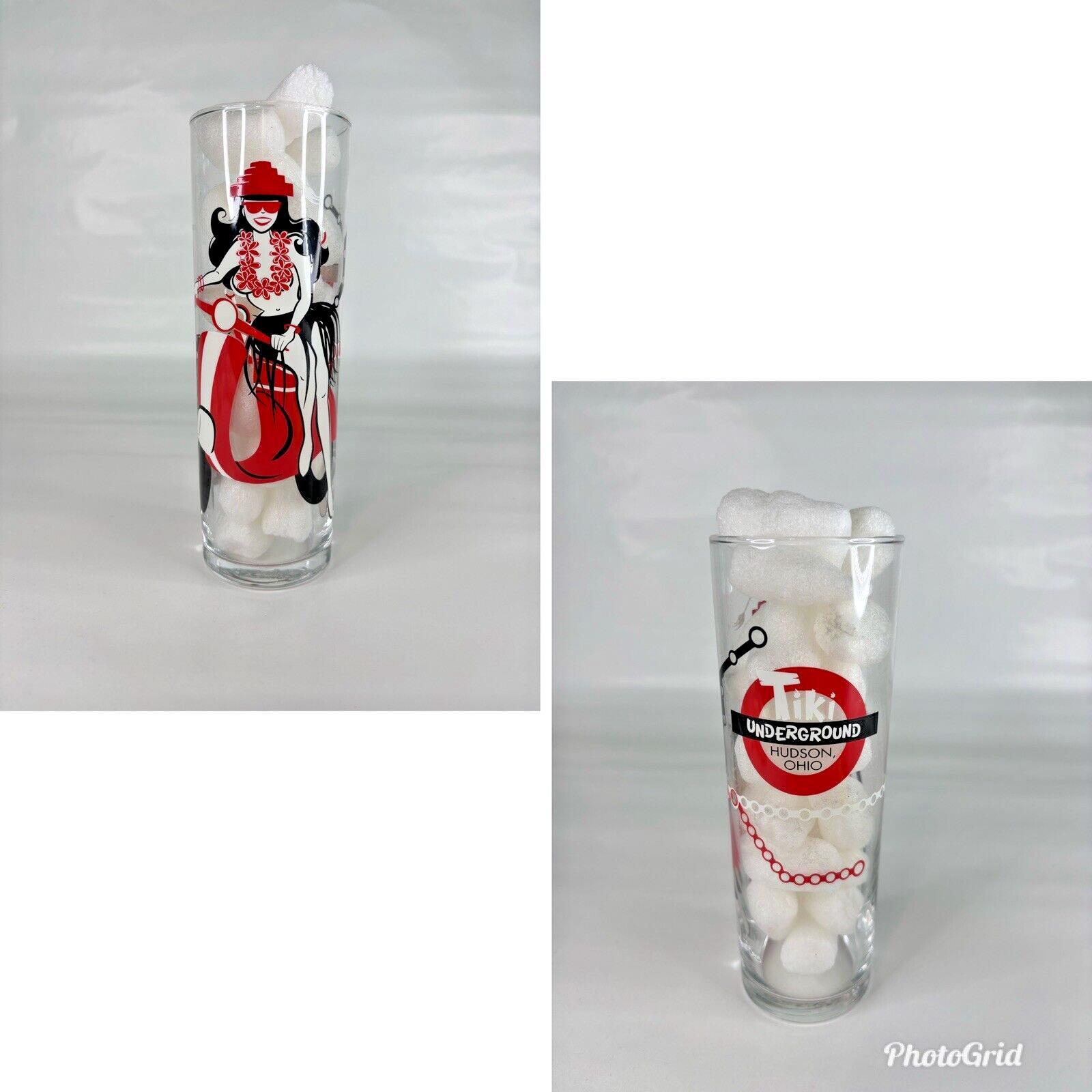 Tiki Underground Zombie Glass Kymm Bang Devo Scooter  Hudson Ohio Red Edition