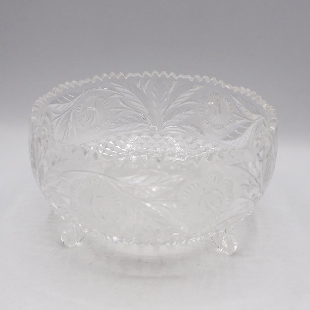 Clear Glass Footed Fruit Bowl Clear Glass Footed Fruit Bowl