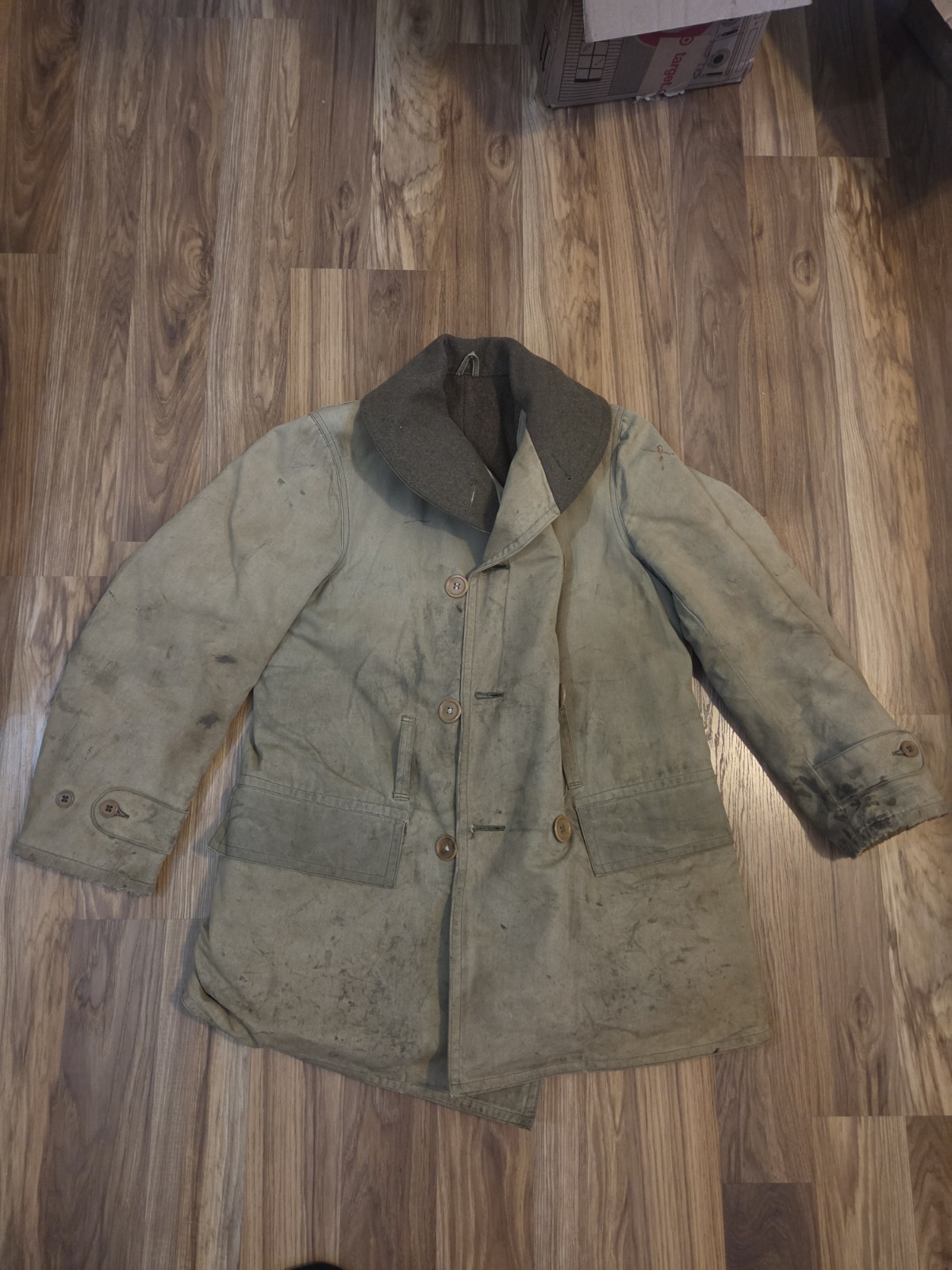 WWII WW2 Military US Army Original M1938 Mackinaw Cold Weather Jeep Coat