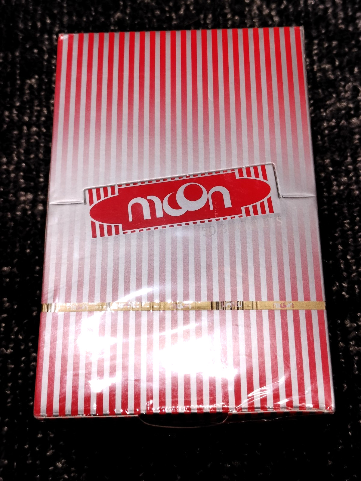 Moon Rolling Papers full sealed new case Box of 50 Packs 1 1/4 inch size 1.25\