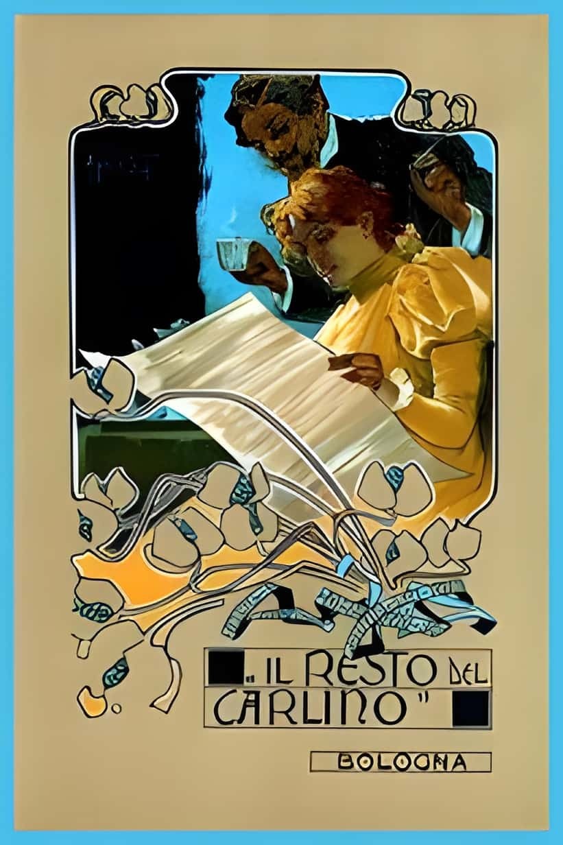 📰 Il Resto del Carlino (1900s) Vintage Italian Art Poster - Hi-Res💎 Print -